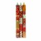 Hand Painted Taper Candles 9 Inch Set Decorative Wax Candles for Home Decor